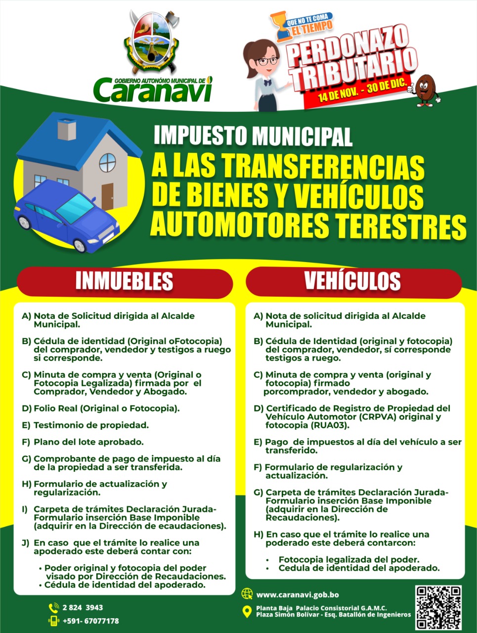 Transferencias de Bienes y Vehículos